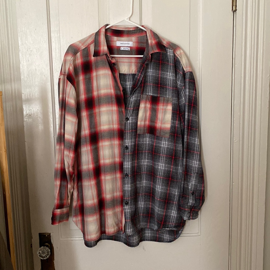 Split Pattern Flannel